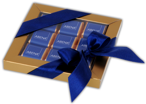 elegante scatola di cioccolatini
